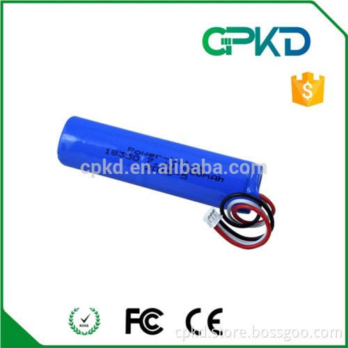 18mm 35mm,18350 battery Size and Li-Ion,Li-ion 18350 battery cell 7.4V battery pack